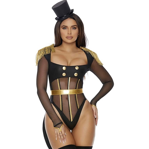 Forplay womens 1pc. Sexy Ringleader Costume - Picture 3 of 3